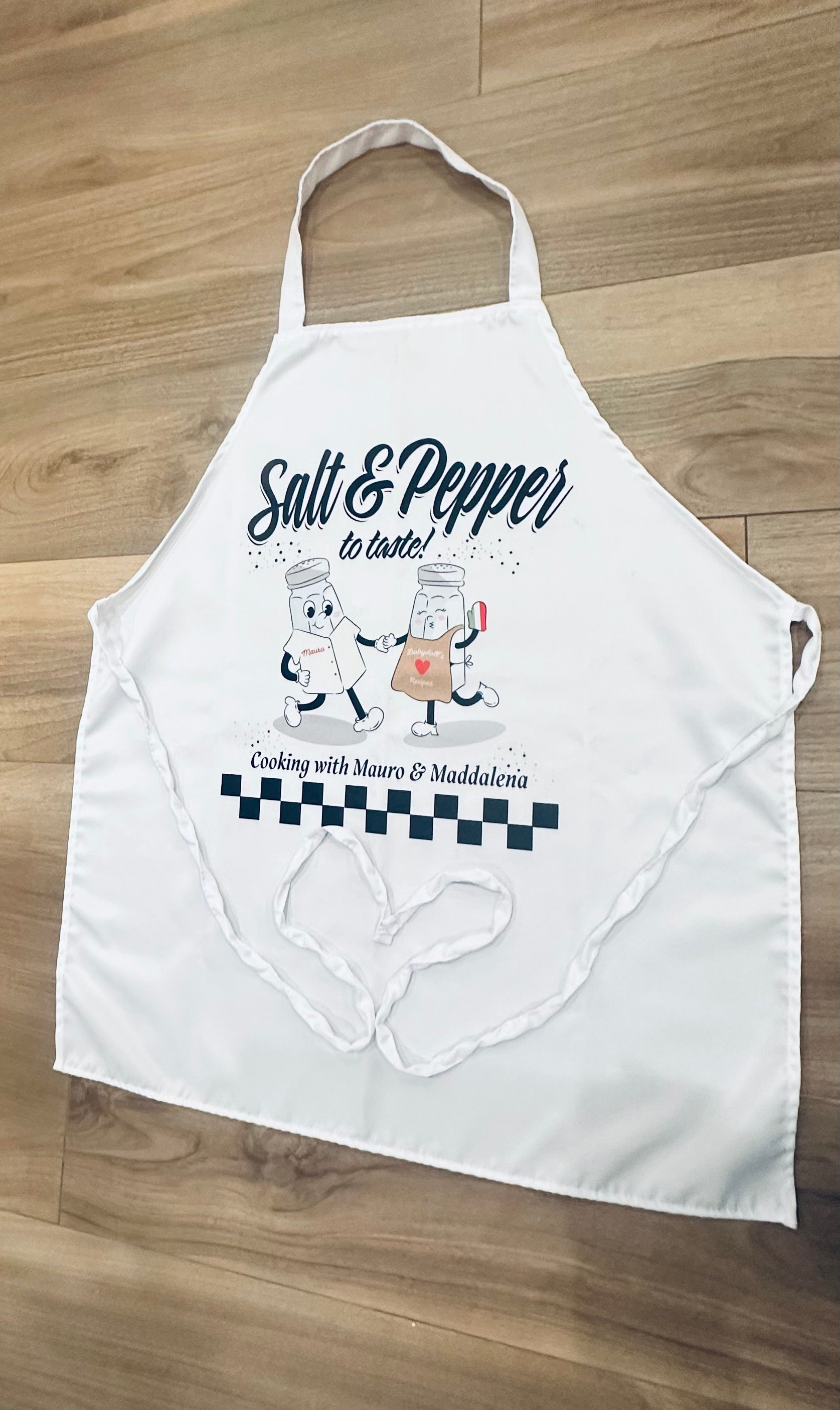 Salt Pepper Apron Family Talk Taste Salt pepper apron family talk taste
